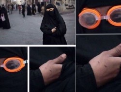 نیروهای آل خلیفه در پوشش زنانه