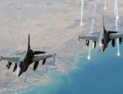 حمله جنگنده‌های امریکا به ارتش عراق