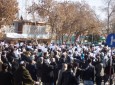 راهپیمایی هزاران شهروند غزنی در اعتراض به ربوده شدن ۳۱ مسافر