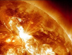 زمین در معرض بزرگترین طوفان خورشیدی