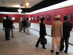 رویداد قتل فرخنده در قالب آثار نقاشی و عکاسی هنرجویان هرات