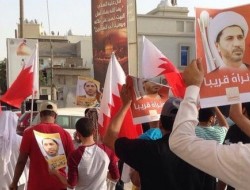 تظاهرات گسترده مردم بحرین در حمایت از شیخ علی سلمان