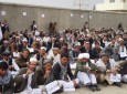 گردهمایی شهروندان غزنی در اعتراض به بی توجهی دولت در رهایی ۳۱ مسافر ربوده شده  