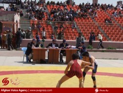 برگزاری مسابقات پهلوانی زون غرب کابل