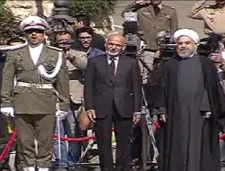 استقبال رسمی از رئیس جمهور اشرف غنی در مجموعه سعد آباد تهران