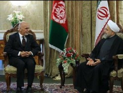 مذاکرات خصوصی روسای جمهور افغانستان و  ایران در سعدآباد تهران