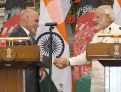هند شانه به شانه ی افغانستان قدم برمی دارد