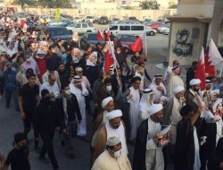 تداوم اعتراضات گسترده مردم بحرين به بازداشت شیخ علی سلمان
