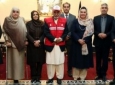 دیدار رئیس جمهور غنی با هیات رهبری هلال احمر افغانی