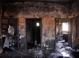 تصویر کلنیک آتش گرفته درشهر قامشلی سوریه عکس از AFP