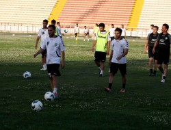 تمرینات آماده سازی تیم ملی فوتبال افغانستان در مشهد مقدس