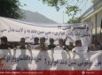 تظاهرات باشندگان ولسوالی شیندند هرات در اعتراض به سخنان اخیر رییس جمهوری در مقابل شورای ملی  