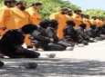 اعدام داعشیها توسط گروه مسلح جیش الاسلام