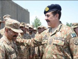 رئیس ستاد ارتش پاکستان از مناطق سرحدی افغانستان دیدار کرد