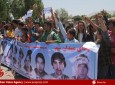 اعتراض و راهپیمایی در محکومیت "جنایت طالبان در ولسوالی جلریز  ولایت میدان وردک"، در غرب کابل  