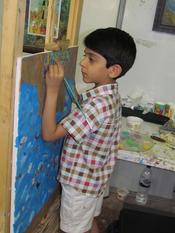 محمد علی چوهدری؛ کوچک ترین نقاش جهان اسلام
