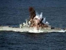 ارتش یمن کشتی جنگی مصری را منهدم کرد
