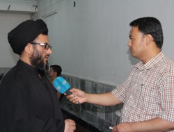 حسینی مزاری در مصاحبه با رسانه ها تقاضا کرد: مردم در تظاهرات روزجهانی قدس شرکت کنند، دشمنان را مایوس و مسلمانان را خوشحال نمایند