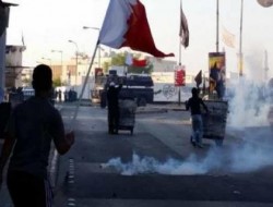 حمله نیروهای رژیم آل خلیفه به تظاهرات در بحرین