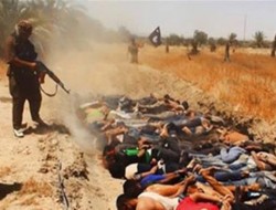 انتشار ویدئو قتل عام سربازان عراقی