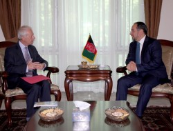 ملاقات وزیر امور خارجه با سفیر فرانسه مقیم کابل