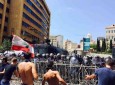 پافشاری تظاهر کنندگان لبنانی بر استعفای صدراعظم و وزیر داخله