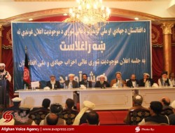 اعلام موجودیت شورای احزاب جهادی و ملی افغانستان در کابل