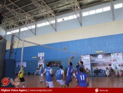 ادامه رقابت های والیبال زون مرکز در کابل