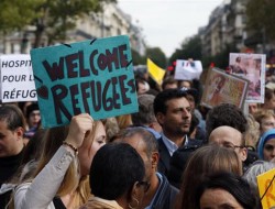 مردم اروپا در حمایت از پناهجویان تظاهرات کردند