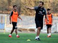 تمرین تیم ملی فوتبال افغانستان در ورزشگاه تختی تهران  