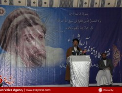 چهاردهمین سالگرد شهادت احمد شاه مسعود از سوی علمای کشور در کابل تجلیل شد