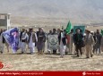تجلیل از هفته شهید بر مزار شهدای پولیگون پلچرخی کابل از سوی نهادهای اجتماعی  