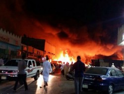 وقوع آتش سوزی در یک هتل در مکه