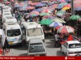 تصاویر/ ترافیک شدید شهر کابل از دریچه ی آوا  