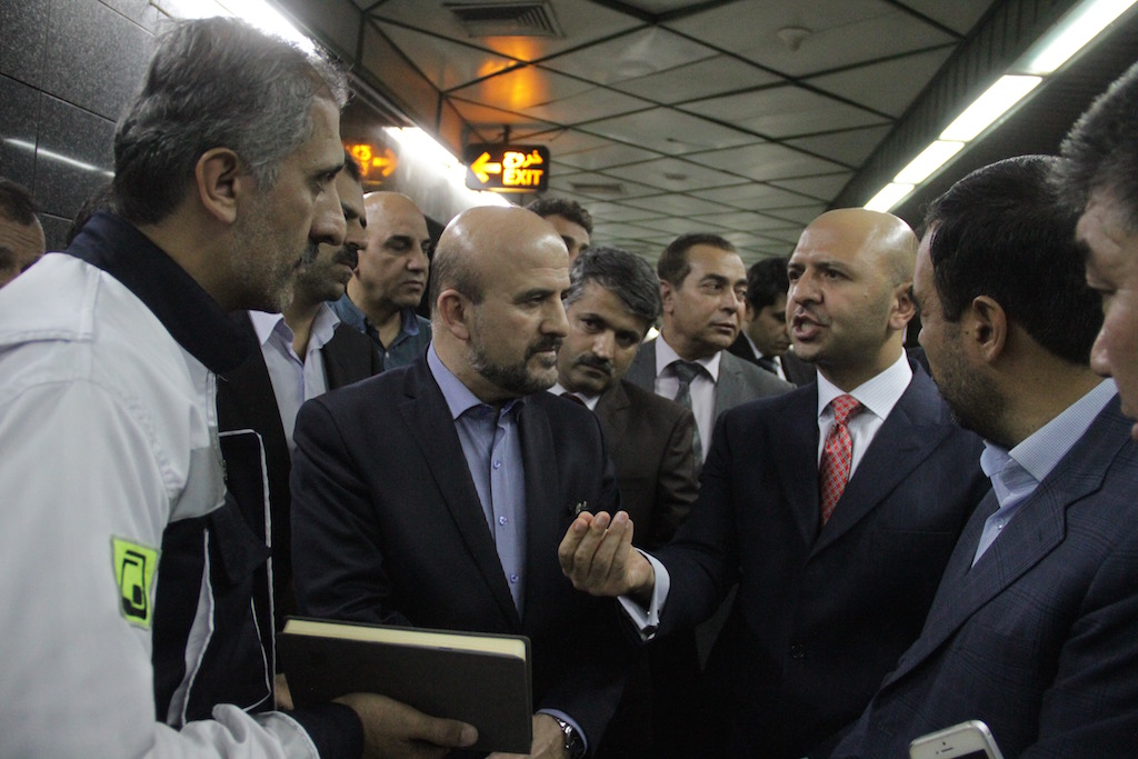 بازدید از خط متروی فعال تهران