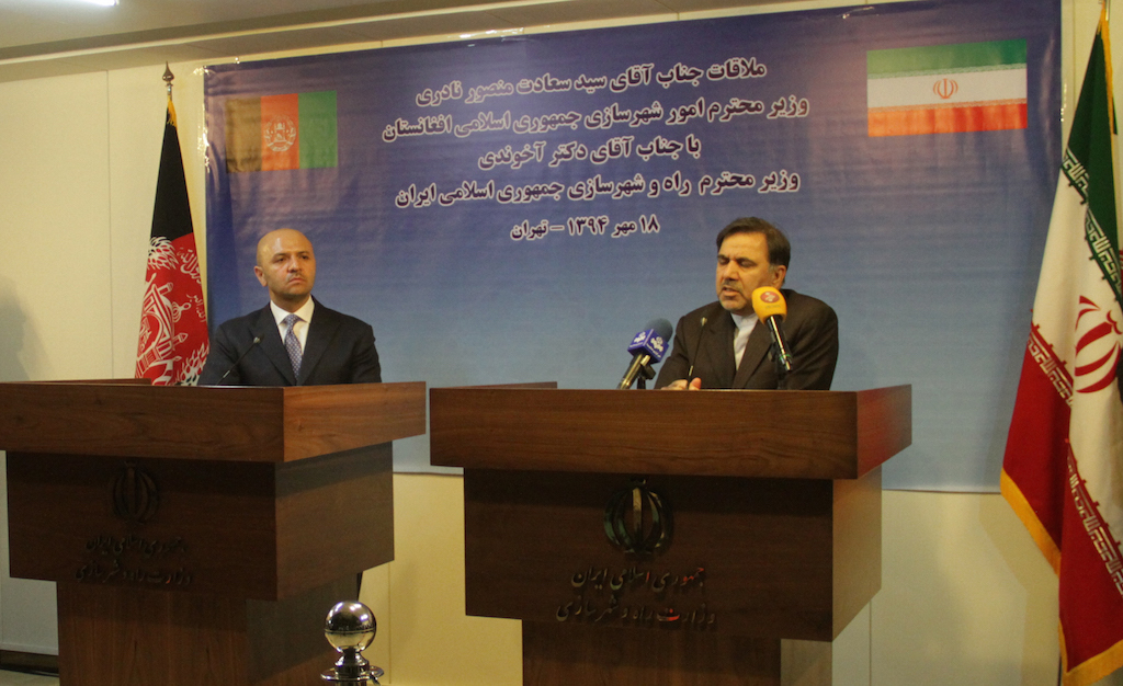 وزیران هردو کشور در کنفرانس خبری