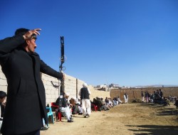 برگزاری مسابقات تیر و کمان در غزنی