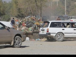 مسئولان شهرداری کابل لایق تقدیر با یک بسته زباله هستند