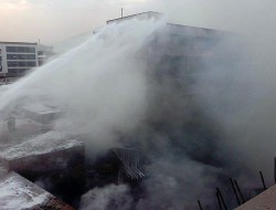 ٣٠٠ دکان در  آتش‌سوزی مندوی کابل تخریب و یا آسیب دیده‌اند