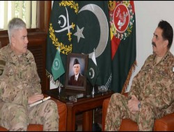 جنرال " کمبل" با فرمانده ارتش پاکستان دیدار کرد