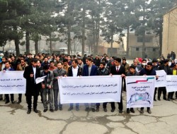 اعتراض کارمندان اداره توزیع شناسنامه الکترونیکی در کابل