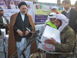 آغاز روند توزیع کمک های زمستانی برای بی جاشدگان در کابل