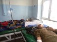زخمیان حادثه در شفاخانه غزنی