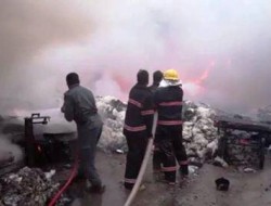وقوع آتش سوزی  در یک گُدام "پَخته" در شهرجلال آباد