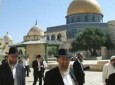 یورش شهرک نشینان یهود به محوطه مسجد الاقصی