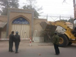 دیوارهای امنیتی کنسولگری ایران در هرات بازسازی می شوند