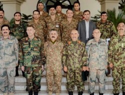 دیدار مقامات نظامی افغانستان و پاکستان