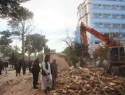 توقف پروسه ی بزرگ سازی جاده اصلی شهر هرات