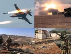 آتش باری سنگین ارتش سوریه بر مواضع تروریست ها