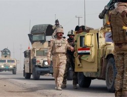 ورود نیروهای عراقی به پایگاهی در نزدیکی موصل